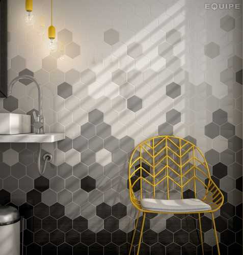 Плитка Hexagon Scale Wall Equipe