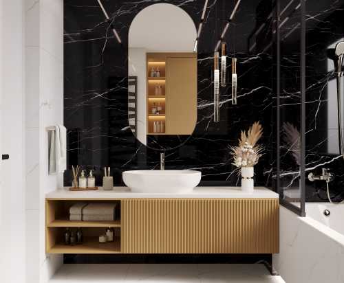 Плитка Flash Black Laparet