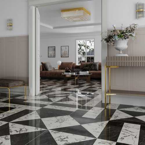 Керамогранит Бьянко Неро Kerama Marazzi