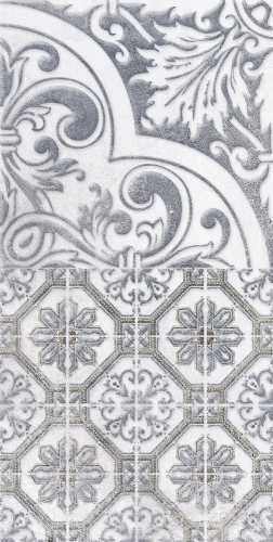 LB-Ceramics 1641-0095 Декор 3 Кампанилья серый 20х40