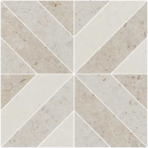 Kerama Marazzi ID125 Декор Про Лаймстоун бежевый матовый 60х60