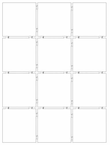 Плитка Kerama Marazzi 1230T Конфетти белый полотно 30*40 из 12 частей 9
