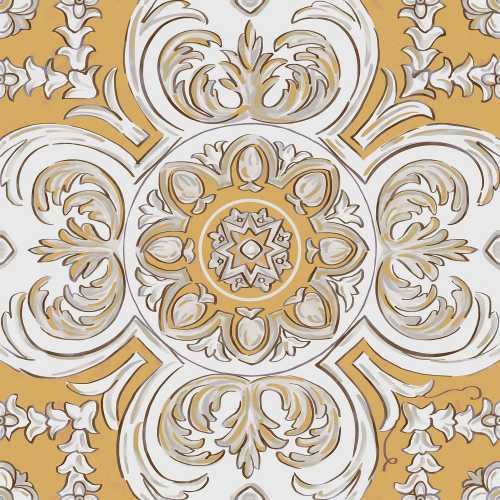 Kerama Marazzi HGD/B510/SG9174 Декор Алмаш центр желтый 30х30