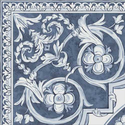 Kerama Marazzi HGD/A509/SG9174 Декор Алмаш угол cиний 30х30