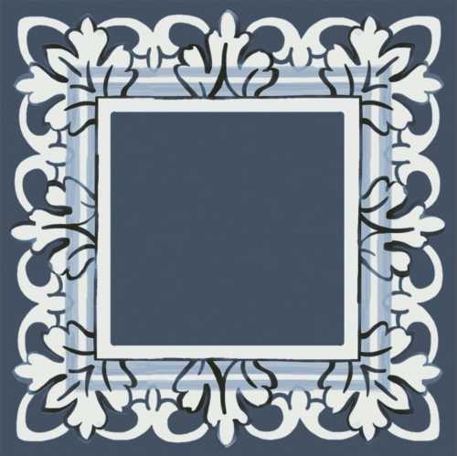 Kerama Marazzi HGD/A525/TOB001 Декор Алмаш синий глянцевый 9