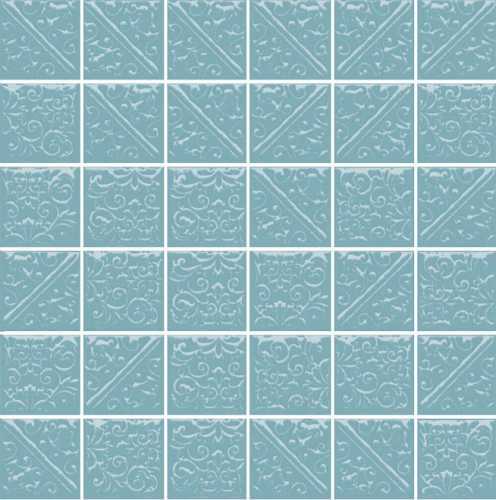 Плитка Kerama Marazzi 21030 Ла-Виллет бирюзовый темный 30.1*30.1