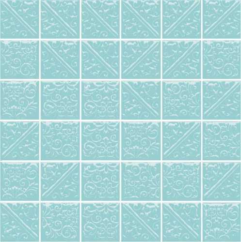 Плитка Kerama Marazzi 21026 Ла-Виллет бирюзовый 30.1*30.1