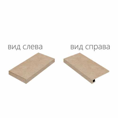 Ступень Italon 620070000811 Materia HELIO Scalino Angolare Sinistro 120 33x120