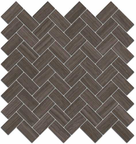 Декор Kerama Marazzi 190/003 Грасси коричневый мозаичный 31