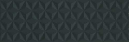 Плитка Kerama Marazzi 12121R Диагональ черный структура обрезной 25x75