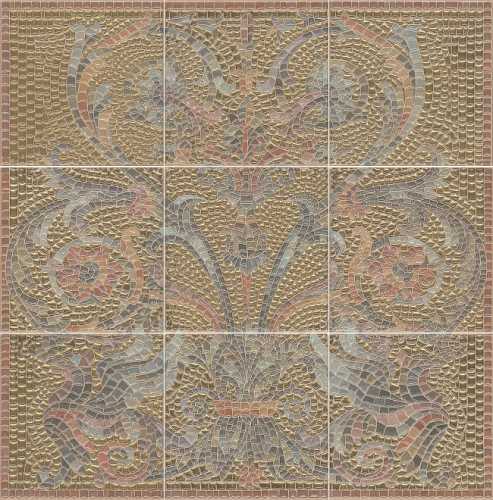 Панно Kerama Marazzi HGD/B99/9x/17000 Виченца золото 45х45 (комплект 9шт.)