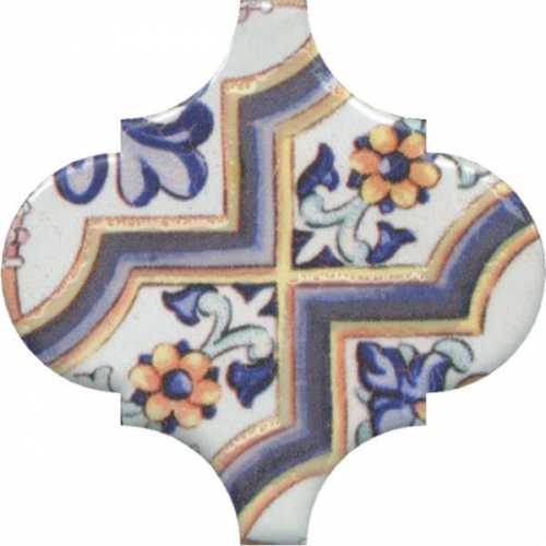 Декор Kerama Marazzi OP/A161/65000 Арабески Майолика орнамент 6.5x6.5
