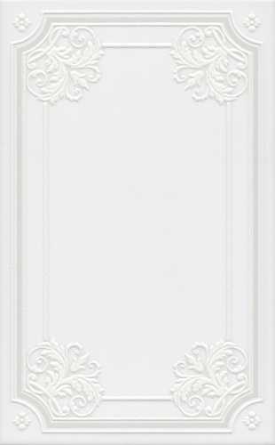Декор Kerama Marazzi STG/A560/6304 Петергоф белый 25х40