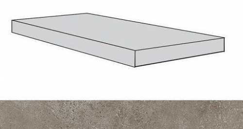 Ступень Atlas Concorde 620070001396 Drift Light Grey Scal.80 Ang.Sx/Дрифт Лайт Грей Ступ.80 Угл.Лев 33x80