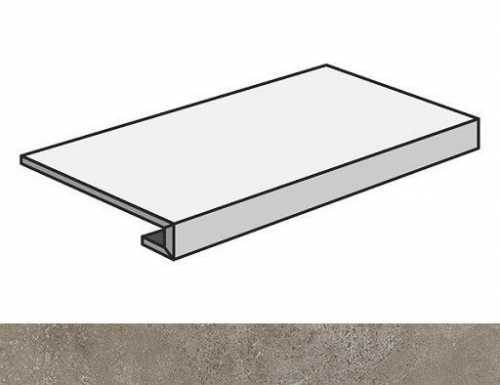 Ступень Atlas Concorde 620070001388 Drift Light Grey Scal.80 Front/Дрифт Лайт Грей Ступ.80 Фронт 33x80
