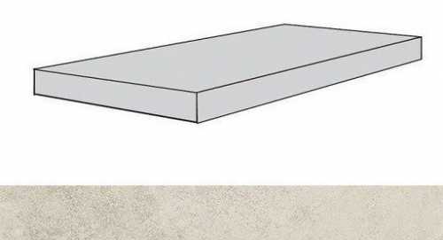 Ступень Atlas Concorde 620070001318 Drift White Scal.60 Ang.Dx/Дрифт Вайт Ступ.60 Угл.Пр 33x60