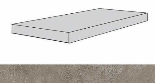 Ступень Atlas Concorde 620070001192 Drift Light Grey Scal.120 Ang.Dx/Дрифт Лайт Грей Ступ.120 Угл.Пр 33x120