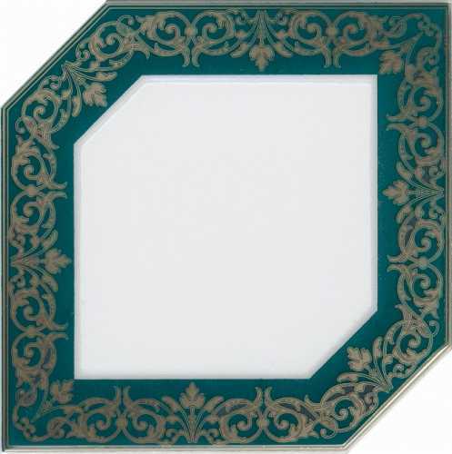 Декор Kerama Marazzi HGD/E250/18000 Клемансо зеленый темный 15*15