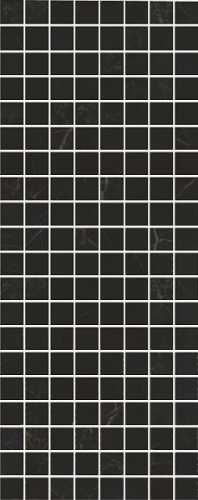 Декор Kerama Marazzi MM7204 Алькала черный мозаичный 50x20