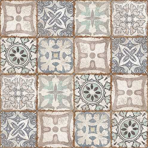 Керамогранит Cersanit C-MA4R452D Majolika Brown многоцветный 42x42