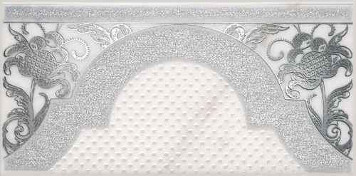 Kerama Marazzi HGD/A266/16071 Фрагонар белый декор 7.4*15