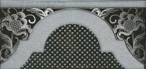 Kerama Marazzi HGD/B266/16072 Фрагонар чёрный декор 7.4*15
