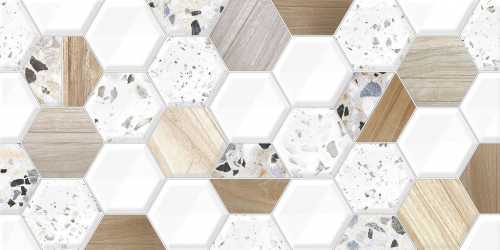 Плитка Alma Ceramica TWU09BLB014 Bilbao рельефная 249*500*8