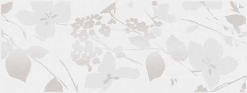 Декор Kerama Marazzi MLD/A67/15000 Вилланелла Цветы белый 15x40