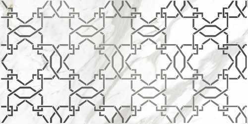 Cersanit A16015 вставка Royal stone узор белый 29