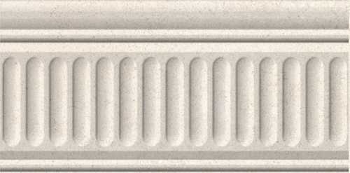 Бордюр Kerama Marazzi 19021/3F Золотой пляж светлый беж структурированный 20х9