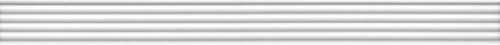Бордюр Kerama Marazzi LSA013R Монфорте белый структура обрезной 40x3.4