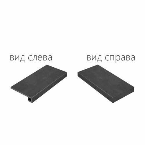 Ступень Italon 620070000686 Surface Steel Scalino Angolare Destro 33x120
