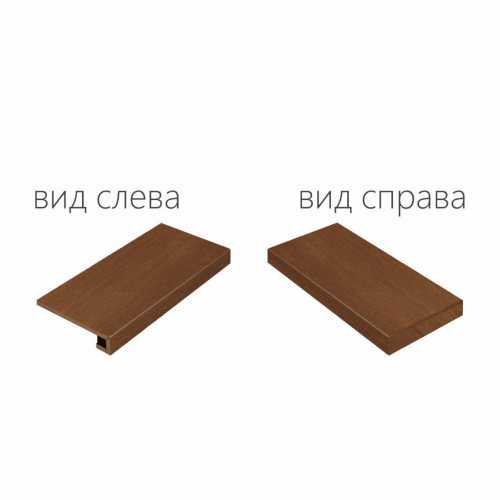 Ступень Italon 620070000681 Surface Corten Scalino Angolare Destro 33x60
