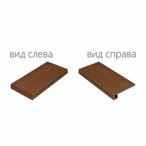 Ступень Italon 620070000689 Surface Corten Scalino Angolare Sinistro 33x120