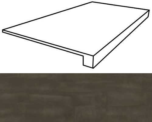 Ступень Italon 620070000889 Surface Ambra Scal Front Lux 33x120