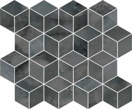 Декор Kerama Marazzi T017/14024 Джардини серый темный мозаичный 45*37.5