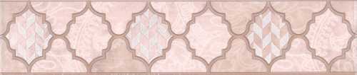 Kerama Marazzi ОР/В27/6334 Фоскари бордюр розовый глянцевый 25*5
