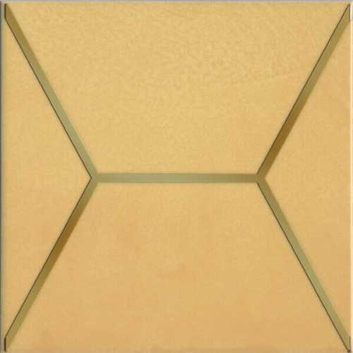 Kerama Marazzi OP/B181/17064 Декор Витраж желтый 15*15