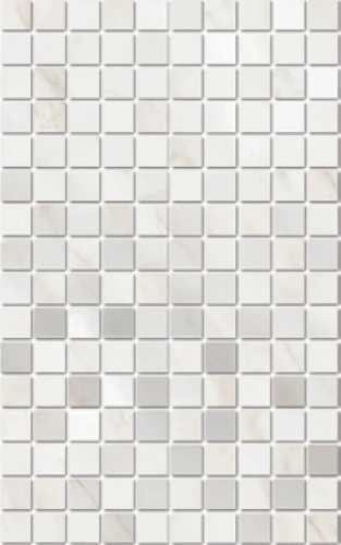 Kerama Marazzi MM6359 Декор Гран Пале белый мозаичный 25х40