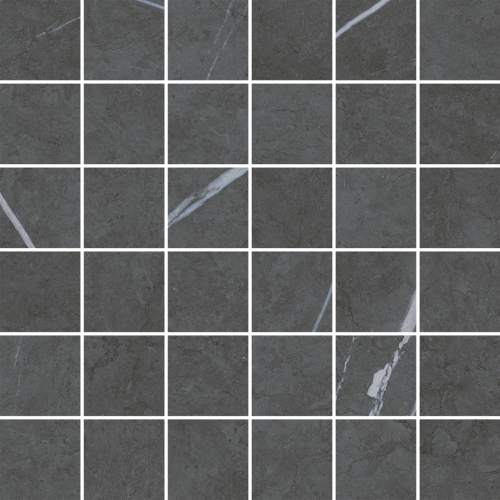 Декор Italon 610110000917 Metropolis Imperial Black Mosaico Nat 30x30