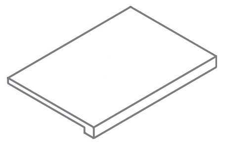 Ступень Italon 620070002194 Metropolis Calacatta Gold Scalino Frontale Nat 33x160