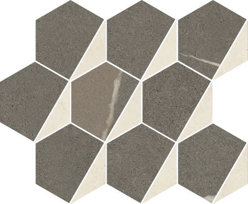 Декор Italon 620110000160 Metropolis Mosaico Hexagon Warm Nat 25.4x31