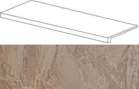 Ступень Atlas Concorde 620070000921 Privilege Grigio Scalino Frontale 33x120