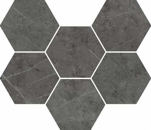 Декор Italon 620110000050 Charme Evo Antracite Mosaico Hexagon 25x29