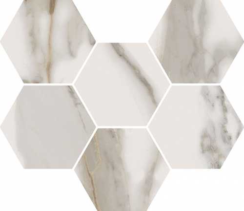 Декор Italon 620110000047 Charme Evo Calacatta Mosaico Hexagon 25x29