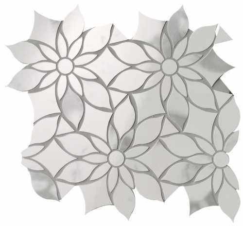 Мозаика FAP Ceramiche fQKX Carrara Superiore Daisy Mosaico 29x31.9