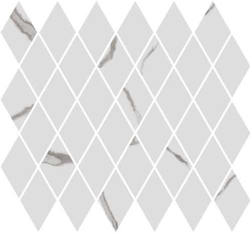 Kerama Marazzi T054/48022 Декор Монте Тиберио мозаичный белый глянцевый 37