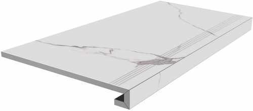 Kerama Marazzi SG849992R/GCF Ступень клееная Монте Тиберио белый лаппатированный 33x80x0