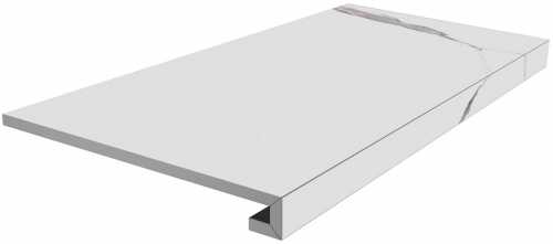 Kerama Marazzi SG849990R/GCF Ступень клееная Монте Тиберио белый матовый 33x80x0