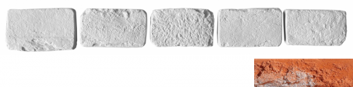 Leonardo Stone Декоративный кирпич Тычок Мадрид 480 12.5x7-8x1